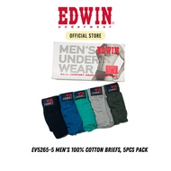 EV5265‑5  Edwin Seluar Dalam Lelaki 100% Kapas Lembut (5 Helai) | ORIGINAL EDWIN UNDERWEAR MALAYSIA