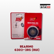 BEARING 6302-2RS RUI [RETAIL] - BEARING BALL LAKER / LAHER WHEEL BEARING 6302-2RS