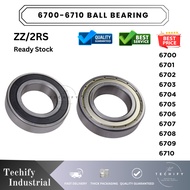 6700 6701 6702 6703 6704 6705 6706 6707 6708 6709 6710 DEEP GROOVE BALL BEARING ZZ/2RS METAL RUBBER