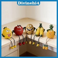 <divinehi4> Fun Fruit Sculptures, Featuring Adorable Shapes Like Pines, Bananas, Lemons, And Oranges