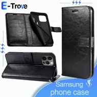 Light Luxury Texture Cowhide Leather Magnetic Buckle Wallet Clip Flip Phone Case For Samsung Galaxy 