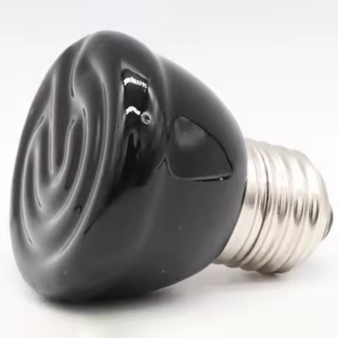 50W 75W 100W E27 Pet turtles Reptile Heating Lamp Light Bulb Black Infrared Ceramic Emitter Heat Pet