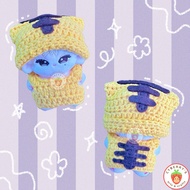 Crochet Tiger Seventeen Hoshi Horanghae Tamtam Inspired Kpop 10cm Doll Beanie Clothes by artcyberry