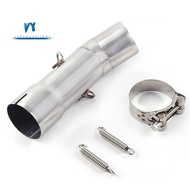 For  FZ8N FZ8 FZ800 2010-2015 Motorcycle Exhaust Slip on Pipe FZ8N Exhaust Muffler Escape Contact Mi