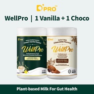 【Mixed Flavor Vanilla+Chocolate】WellPro 护胃宝 Plant-based Complete Nutrition Beverage 全面营养植物奶 850g