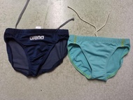 代售 兩件不散賣 Arena 二手 約90%新 S 細碼 游泳 游水 Made in Japan 日本版 日版 日本製 泳褲 賽褲 深藍 湖水綠 湖水藍 同志 性感 sexy gay 不是 Speed
