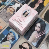 宁艺卓镭射小卡aespa周边明信片收藏创意卡写真卡自印盒装50张卡Ning Yizhuo Laser Mini Card Aespa Zhou Bianming20250423