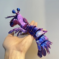 [Fantasy Mantis Shrimp Skeleton] Dynamic 3D Printed Fantasy Poseable Mantis Shrimp Skeleton Model- I