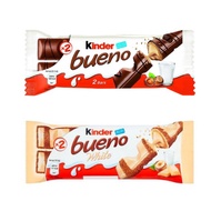 KINDER BUENO WITH MILK & HAZELNUTS /WHITE
