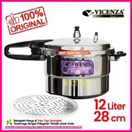 Vicenza Pressure Cooker Size 3/8/12 Liter Induction Cooker