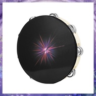 [r3jylk02.vn] Music Instrument Percussion Instrument Double Row Jingle Drum Percussion Instrument Ad
