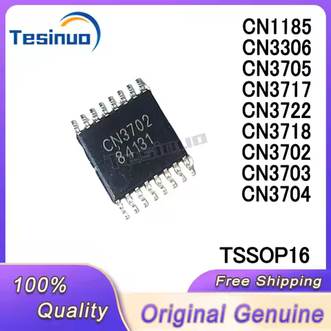 5/PCS New Original CN3702 CN3703 CN3704 CN3705 CN3717 CN3718 CN3722 CN1185 CN3306 TSSOP16 Lithium ba