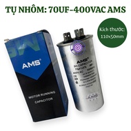 70uf 400Vac aluminum capacitor - 70uf pump capacitor - AMS genuine 70uf air conditioner capacitor