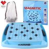 Magnetic Chess Game Magnetic Effect Chess Set Educational Magnetic Chess Game Portable Magnetic Chess Board Game for Family Gathering  SHOPCYC6702