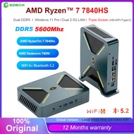 SZBOX X Super AMD Ryzen 7 7840HS Mini PC Windows 11 2 x DDR5 5600Mhz PCle4.0 Nvme SSD Wifi6 BT5.2 De