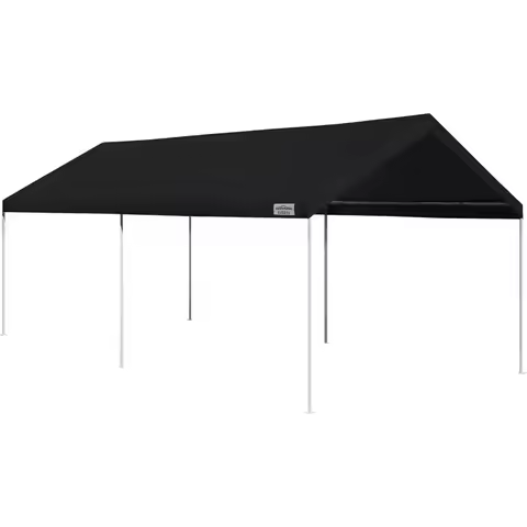 Canopy Domain Pro 200 Straight Leg 10 by 20 Foot Outdoor Canopy Car Tent 10x20 with Durable Powder C