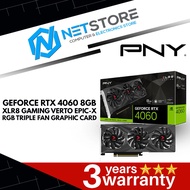 PNY GEFORCE RTX 4060 8GB XLR8 GAMING VERTO EPIC-X RGB TRIPLE FAN GRAPHIC CARD - VCG40608TFXXPB1