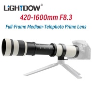 Lightdow 420-1600mm F8.3 Full-Frame Medium-Telephoto Prime Lens For Canon RF/EF/EF-S/EF-M Fuji XF Ni