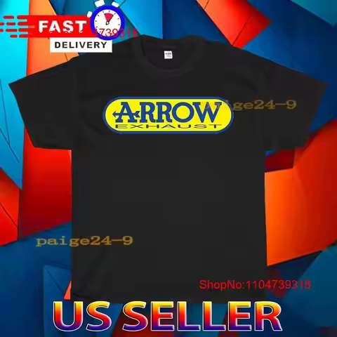 NEW SHIRT ARROW EXHAUST LOGO T FUNNY AMERICAN UNISEX TEE SIZE S 5XL vintage Washed Unisex graphic Ca