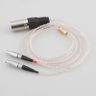 Dây nâng cấp âm thanh Hifi tương thích thay thế cho tai nghe HD800/HD800S đầu cắm XLR nam 4 chân.