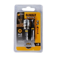 ชุดดอกไขควงสี่แฉกพร้อมปลอกแม่เหล็กแรงสูง DeWALT DT70536