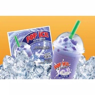 (5bks) Pop ice rasa TARO bubuk minuman es blender milk shake