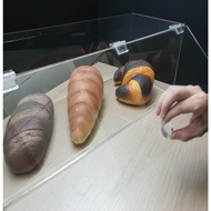 Acrylic Food Container Snack Cabinet With Back Door Size 40 x 30 x 20 Cm.