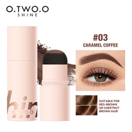 O.TWO.O Eyebrow Powder Stamp With Brush & Shaping Stencil Card Long Lasting Makeup Kit