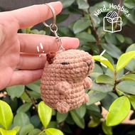 GANTUNGAN CAPYBARA Amigurumi Crochet Keychain Crochet Crochet Charm Bag/ Cute Crochet Keychain/ Coup