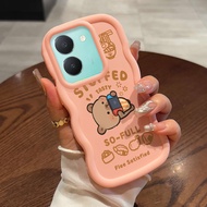 Casing hp For VIVO Y36 4G Y36 5G Y27 5G Y27s Y77T Case Bear Game NEW! Compatible Full Cover Cesing C