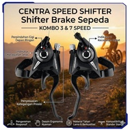 Bicycle Gear Shifter Brake 3 and 7 Speed 2 PCS
