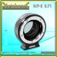 Metabones  NIK-E  適用尼康鏡頭轉索尼E卡口FS7/FS5/a6500 #轉接環