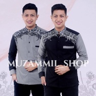HIJAU Koko Muslim Fashion Batik Combination C07 Al Haramain Green M/L/XL Adult 5