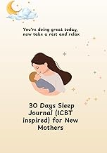 30-Day Sleep Journal for New Moms | CBT-I Inspired Postpartum Tool for Insomnia & Mental Wellness