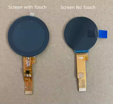 IPS 1.28 inch 15PIN SPI 262K TFT LCD Capacitive Touch Round Screen GC9A01 Controller CST816D Touch I