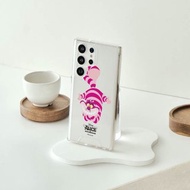 Disney Cats And Dogs-妙妙貓款搞怪吊掛防摔透明SAMSUNG手機殼