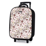 BAG BKK Luggage Wheal กระเป๋าเดินทาง European fashion กระเป๋าล้อลากหน้าโฟมขนาด 16 นิ้ว รหัสล๊อค Code F7703-16