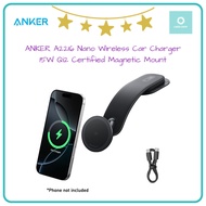 ANKER A2216 Nano Wireless Car Charger 15W Qi2 Certified Magnetic Mount Adjustable Arm Fast Charging 