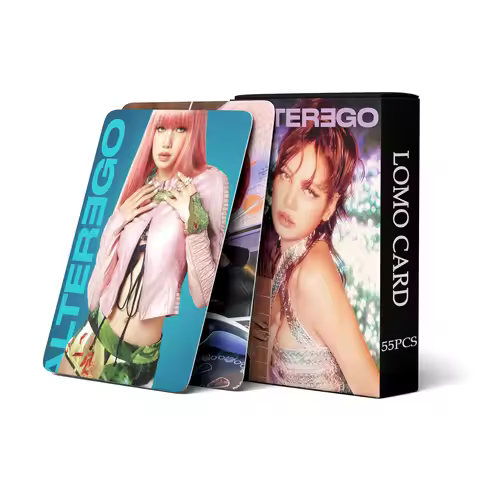 55 pcs in stock LISA Alter Ego Fan Collection Card AlterEgo Photo card postcard lomo card