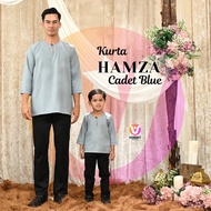 KURTA HAMZA VM - CADET BLUE