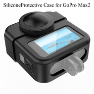 Protective Silicone Case for GoPro Max 2 Dust Proof Screen Protector Cover Lens Cap For Go Pro Max 2