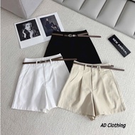 HIGH RISE SHORTS WITH BELT QCL1 MS20271