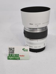 新淨  Nikon 1 白色 
 30-110mm  30-110 j1 j5 s1 s2 v1 用長炮 追星 手快有