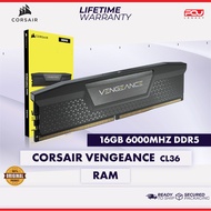 CORSAIR VENGEANCE 16GB 6000MHz CL40 DDR5 RAM (LIFETIME WARRANTY)