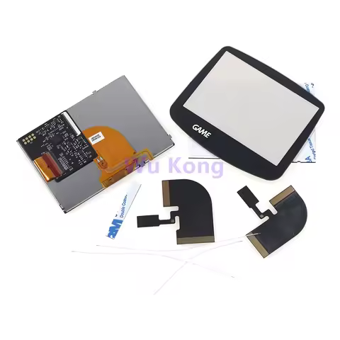 5Sets For GBA V4.0 Brightness Screen Point-to-Point V4 Highlight IPS LCD Screens For Gameboy Advance