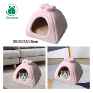 [Kesoto] Pet Tent Cave Bed Autumn Winter Cozy Washable Sleeping Kennel Snooze Pet Cat Nest Cat Bed f