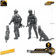 [ALLspark] 1/35 Modern U.S. Army Special Forces and Army Dog Resin Soldier Model NAI-15