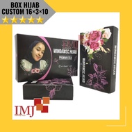 BOX BAJU JILBAB KARDUS CUSTOM 16x3x10 DUS 16×3x10 HIJAB CUSTOM