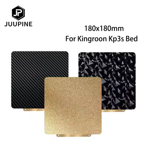 Juupine Magnetic Build Plate 180x180 PEO Plate For Kingroon Kp 3s Pei Texture Frosted Kingroon Kp3s 
