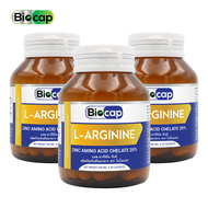 [แพ็ค 3 สุดคุ้ม] แอลอาร์จินีน พลัส ซิงค์ ไบโอแคป L-Arginine plus Zinc Biocap LArginine อาหารเสริมผู้ชาย แอล-อาร์จินีน แอล อาร์จินีน ซิงค์ อาหารเสริมผช